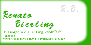 renato bierling business card